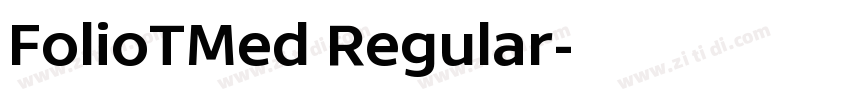 FolioTMed Regular字体转换